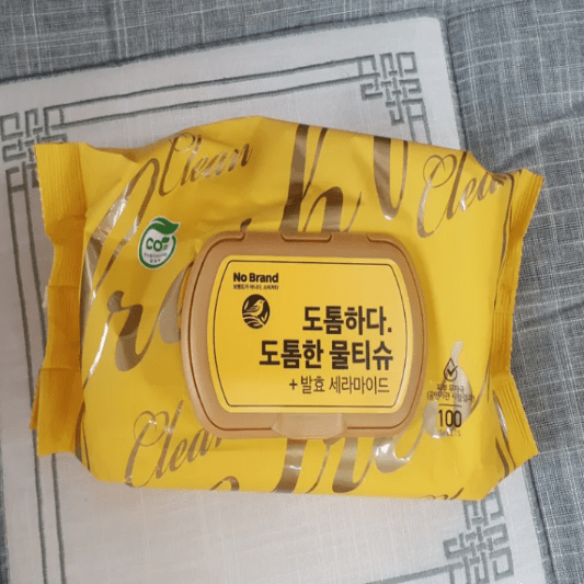 [물티슈 추천] 노브랜드 도톰한 물티슈 후기. 2장으로 닦아야 할 곳을 1장으로!